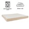Pet Adobe Orthopedic Sherpa Top Pet Bed with Memory Foam and Removable Cover 44x35x4.75 Tan by Pet Adobe 561543ACI - alternate 3